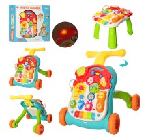 Детская Каталка ходунки Бизиборд игровой центр и столик 2 в 1 (5473)