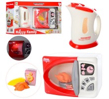 Игрушечный набор бытовой техники микроволновка и чайник (8281)