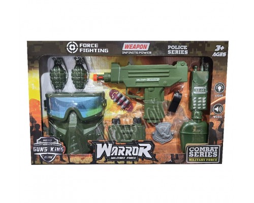 Игровой набор Военного оружие с маской. Звук, свет (9054-4)