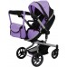 Коляска для кукол 2 в 1 Трансформер с сумкой Carrello Fortuna Purple 9695 Фиолетовая