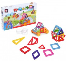 Магнітний конструктор 3D Машинки + робот 38 деталей (032В)