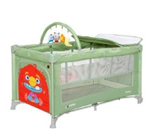 Детский манеж кроватка с пеленатором, 2 уровня CRL-11604