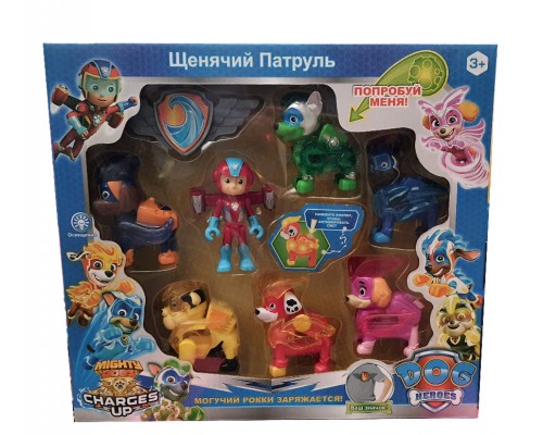 Щенячий патруль набор героев с подсветкой (7136)