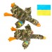 М'яка іграшка Гусак Обнімусь Військовий піксель 130 см