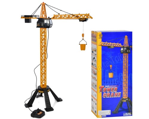 Игрушечный подъемный Башенный кран с пультом 88 см (6390)
