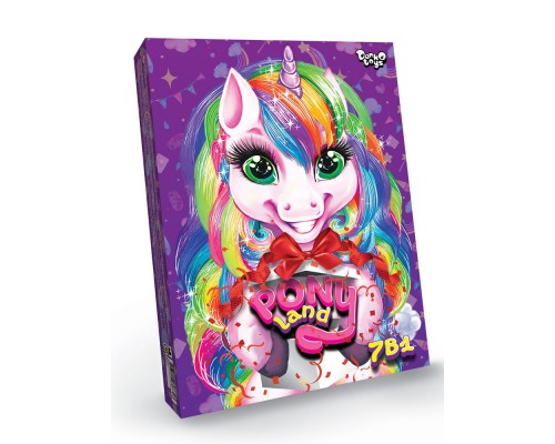 Игровой набор для творчества Пони Ленд 7 в 1 (01-01)